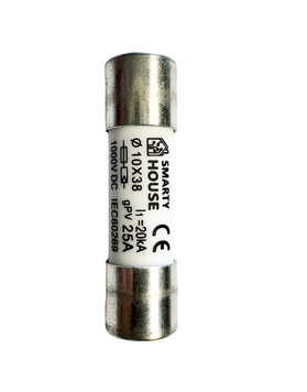 Запобіжник 1000V DC 25A 10х38 20кА SHF-25A фото